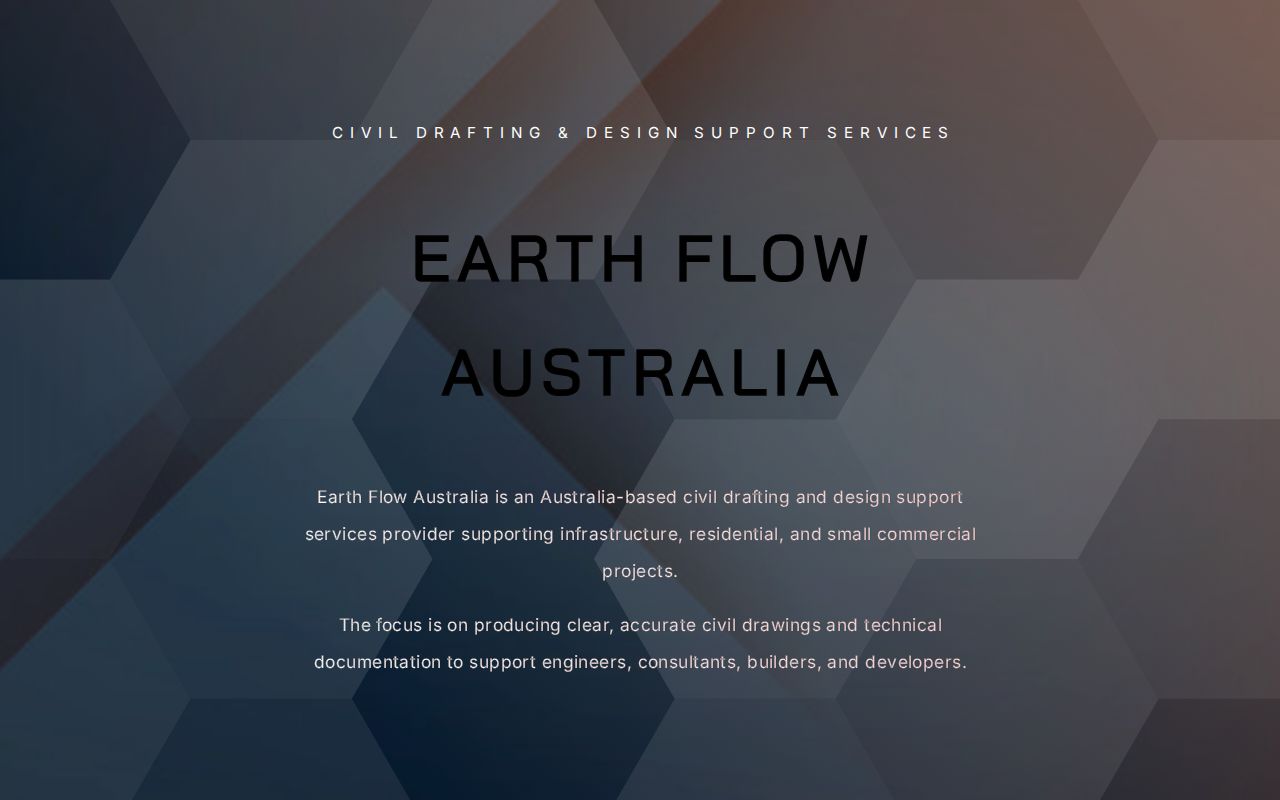 Earth Flow Australia - Civil Drafting & Design Support Services
